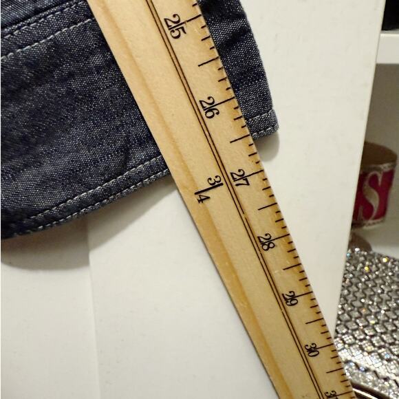 Dockers Men’s XL Chambray Denim Button-Up Shirt Long Sleeve 100% Cotton - Picture 7 of 8